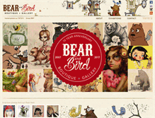 Tablet Screenshot of bearandbird.com